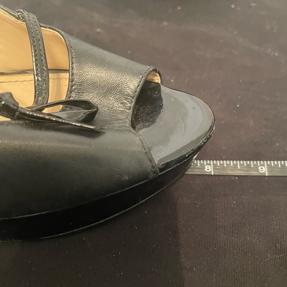 Enzo Angiolini Black High Heeled Shoes Size 8 - Picture 7 of 12